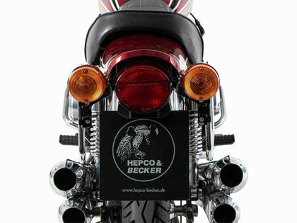 Support valises Hepco & Becker Tubulaire - chrome