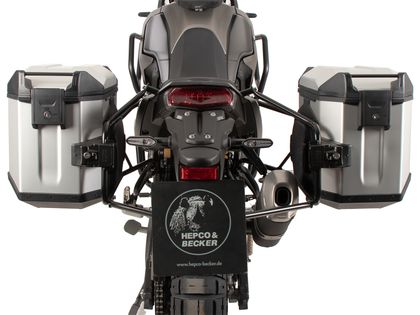 Support valises Hepco & Becker Tubulaire - noir