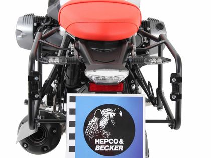 Support valises Hepco & Becker Tubulaire - noir Ref : HBE04142A / 6536506 00 01 BMW 1200 R NINE-T URBAN G/S ABS (0J41) - 2017 - 2023