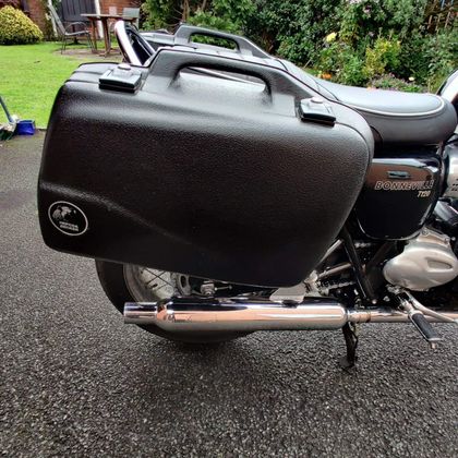 Support valises Hepco & Becker Tubulaire - chrome