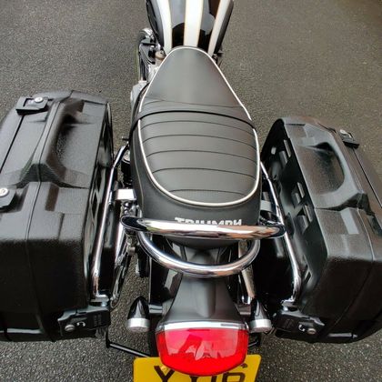 Support valises Hepco & Becker Tubulaire - chrome