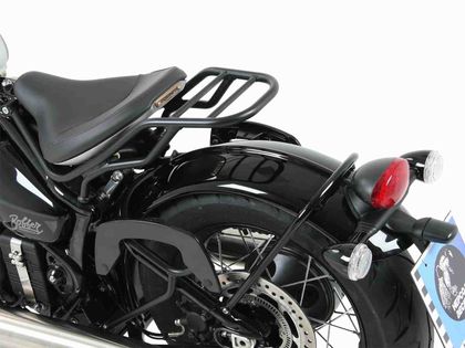 Porte Bagage Hepco & Becker tubulaire - noir Ref : HBE04173A / 6547558 01 01 TRIUMPH 1200 BONNEVILLE 1200 BOBBER ABS - 2017 - 2025