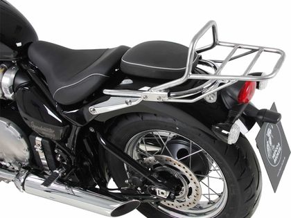 Support top case Hepco & Becker tubulaire - chrome Ref : HBE04177A / 6547572 01 02 TRIUMPH 1200 BONNEVILLE 1200 SPEEDMASTER - 2018 - 2025
