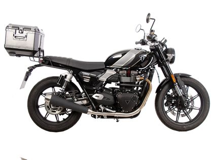 Support top case Hepco & Becker tubulaire - noir Ref : HBE04180A / 6547685 01 01 TRIUMPH 900 SPEED TWIN 900 - 2025