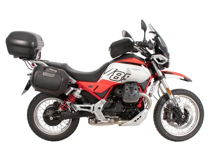 Support top case Hepco & Becker Alurack - pour combinaison avec le porte bagage d'origine - noir