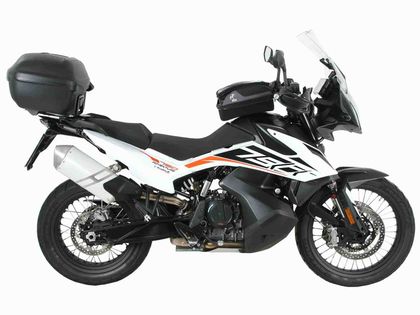 Support top case Hepco & Becker Alurack - pour combinaison avec le porte bagage d'origine - noir Ref : HBE04191A / 6557581 01 01 KTM 790 790 ADVENTURE - 2019 - 2020