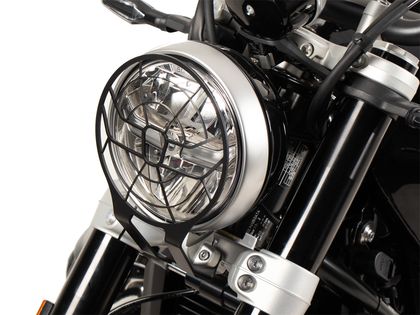 Protection Phare Hepco & Becker Grille - noir Ref : HBE04433A / 7006539 00 01 BMW 1200 R 12 - 2024 - 2025