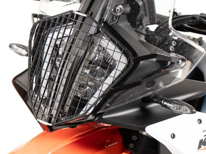 Protection Phare Hepco & Becker Grille - noir Ref : HBE04442A / 7007656 00 01 KTM 890 890 ADVENTURE - 2023 - 2025
