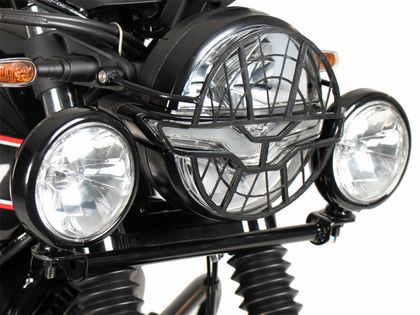 Feux Hepco & Becker Additionnels Twinlight avec kit de fixation - noir Ref : HBE04530A / 400558 00 01 MOTO GUZZI 850 V7 STONE - 2022 - 2023