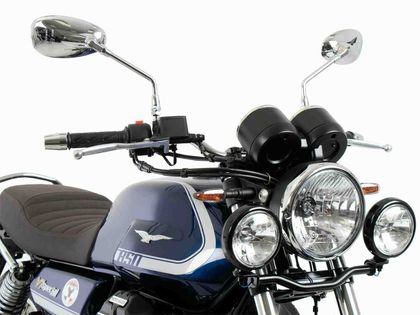 Feux Hepco & Becker Additionnels Twinlight avec kit de fixation - noir Ref : HBE04531A / 400564 00 01 MOTO GUZZI 850 V7 STONE - 2025