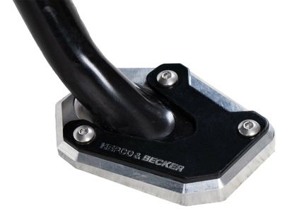 Extension de béquille Hepco & Becker latérale - noir/argent