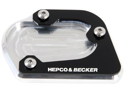 Extension de béquille Hepco & Becker latérale - noir/argent Ref : HBE04584A / 42116514 00 91 BMW 1250 R 1250 GS ABS (0J91) - 2019 - 2023