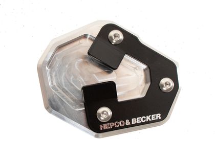 Extension de béquille Hepco & Becker latérale - noir/argent Ref : HBE04588A / 42116534 00 91 BMW 900 F 900 GS - 2024 - 2025