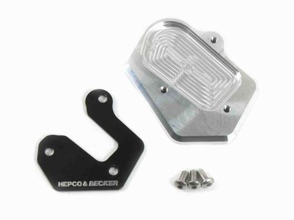 Extension de béquille Hepco & Becker latérale - noir/argent