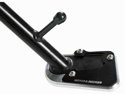 Extension de béquille Hepco & Becker latérale - noir/argent