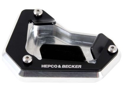 Extension de béquille Hepco & Becker latérale - noir/argent