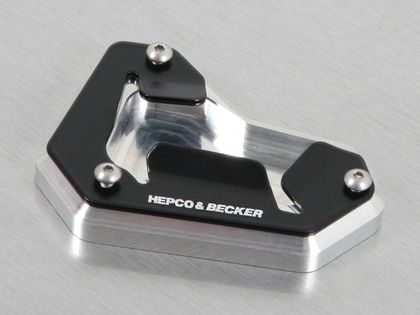 Hepco & Becker lateral - black/silver Stand extension Ref : HBE04603A / 42117547 00 91 TRIUMPH 1200 TIGER 1200 EXPLORER ABS - 2016 - 2017