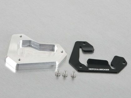 Hepco & Becker lateral - black/silver Stand extension