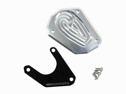 Extension de béquille Hepco & Becker latérale - noir/argent Ref : HBE04608A / 42117601 00 91 KTM 390 390 ADVENTURE - 2020 - 2024