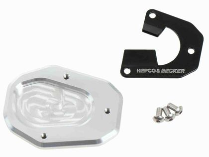 Extension de béquille Hepco & Becker latérale - noir/argent