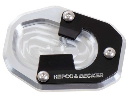 Extension de béquille Hepco & Becker latérale - noir/argent