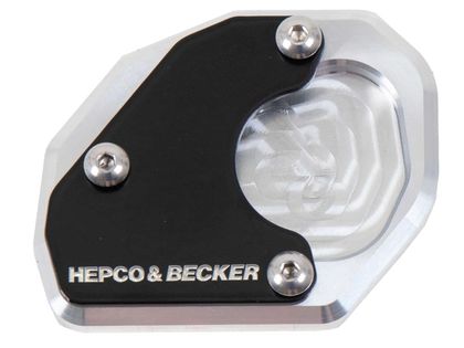 Extension de béquille Hepco & Becker latérale - noir/argent