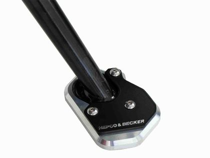 Extension de béquille Hepco & Becker latérale - noir/argent