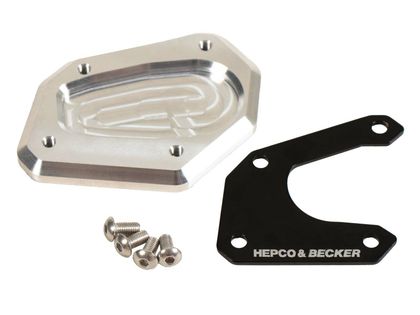 Hepco & Becker side - black/silver Stand extension