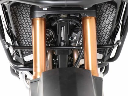 Hepco & Becker Additional reinforcement crashbar - black Crash bar Ref : HBE04695A / 42229522 00 01 HONDA 1100 CRF 1100 L AFRICA TWIN ADVENTURE SPORTS ABS - 2020 - 2023