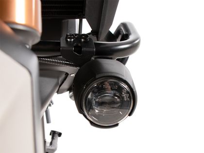 Hepco & Becker Aanpassingskit voor het monteren van originele lichten op de crash bar - zwart Motorbescherming