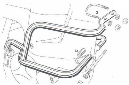 Hepco & Becker Crashbar - black Crash bar