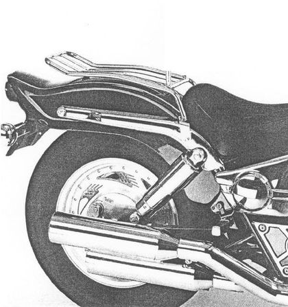 Porte Bagage Hepco & Becker Solorack - chrome