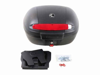 Hepco & Becker Journey 50 met steun - zwart Topkoffer Universeel Ref: HBE05427A / 610087 00 01 