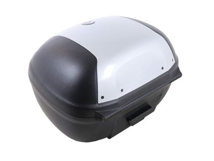 Hepco & Becker Journey 50 - silberner Verkleidung - mit Halterung - schwarz Top Case Universell