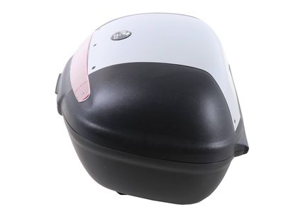 Hepco & Becker Journey 50 - silberner Verkleidung - mit Halterung - schwarz Top Case Universell