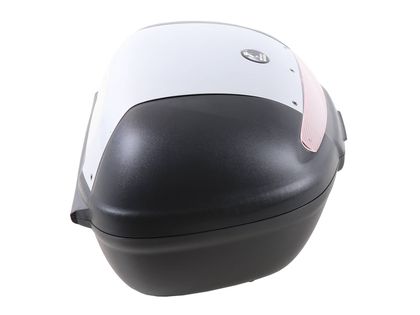 Hepco & Becker Journey 50 - silberner Verkleidung - mit Halterung - schwarz Top Case Universell