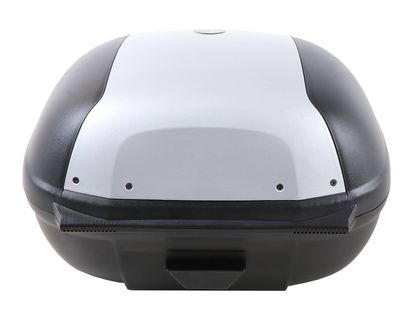 Hepco & Becker Journey 50 - silberner Verkleidung - mit Halterung - schwarz Top Case Universell