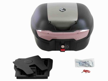 Hepco & Becker Journey 40 avec support - noir Topkoffer Universeel