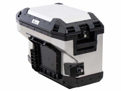 Hepco & Becker Xplorer 37 droit pour support cutout - argent Zijkoffer Universeel Ref: HBE05438A / 610219 00 00 