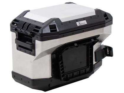 Hepco & Becker Xplorer 37 droit pour support cutout - argent Zijkoffer Universeel