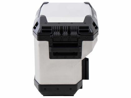 Hepco & Becker Xplorer 37 droit pour support cutout - argent Zijkoffer Universeel