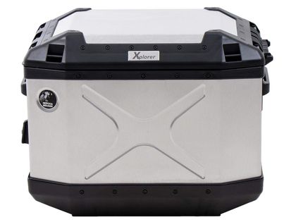Hepco & Becker Xplorer 37 droit pour support cutout - argent Zijkoffer Universeel