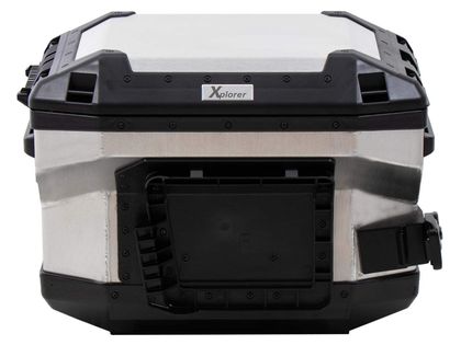Hepco & Becker Xplorer 37 droit pour support cutout - argent Zijkoffer Universeel