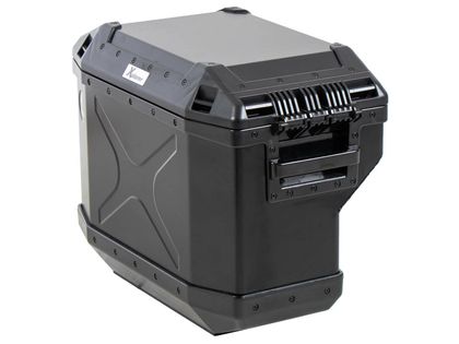 Hepco & Becker Xplorer 37 rechts voor steun uitsparing - zwart Zijkoffer Universeel