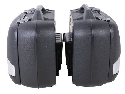 Hepco & Becker Junior Flash zilver 30 (de paar) - zwart Zijkoffer Universeel