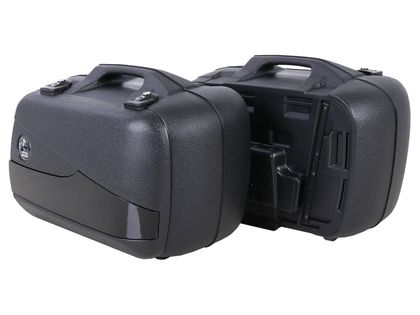 Hepco & Becker Junior Flash zwart 40 (de paar) - zwart Zijkoffer Universeel