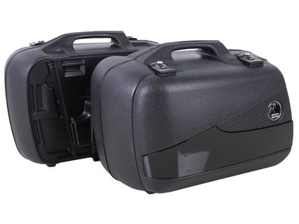 Hepco & Becker Junior Flash zwart Enduro (40 L links / 30 L rechts) - zwart Zijkoffer Universeel