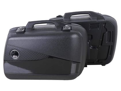 Hepco & Becker Junior Flash zwart Enduro (40 L links / 30 L rechts) - zwart Zijkoffer Universeel