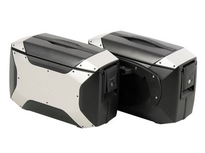 Hepco & Becker Xcore voor C-Bow ondersteuning (de paar) - zwart Zijkoffer Universeel