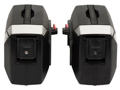 Hepco & Becker Xcore voor C-Bow ondersteuning (de paar) - zwart Zijkoffer Universeel